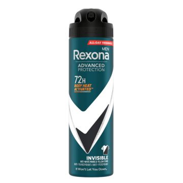 Rexona Men Advanced Protection Invisible B&W sprej 150 ml