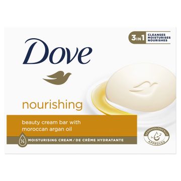 Dove čvrsti sapun Nourishing oil&care 90g