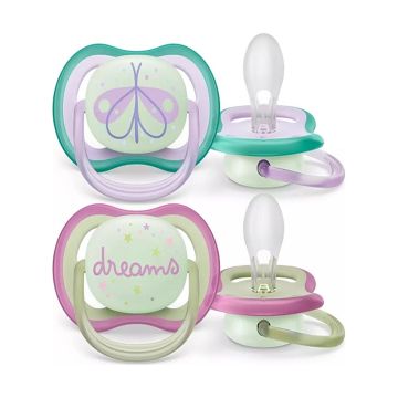 Avent varalica sthr ultra air nocna 0-6m (2kom) butterfly/dreams