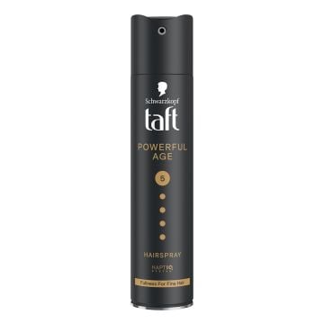 Taft Power & Fullness lak za primetno puniju kosu, jačina 5, 250 ml