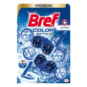 Bref Blue Aktiv Chlorine 4 funkcije WC osveživač 2x50 gr