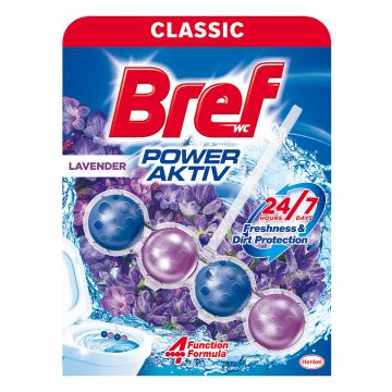 Bref Power Aktiv Lavanda 4 funkcije WC osveživač 51g