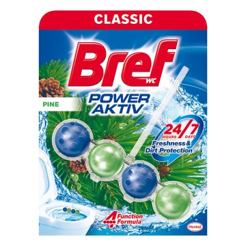 Bref Power Aktiv Pine 4 funkcije WC osveživač 51g