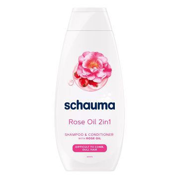 SCHAUMA šampon i regenerator za kosu 2u1 Rose Oil 400ml
