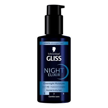 Gliss Night Elixir Aqua revive tretman za kosu 100ml 