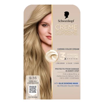Creme Supreme 9-16 hladno pepeljasto veoma svetla boja za kosu