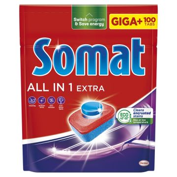 Somat All in 1 Extra tablete za mašinsko pranje posuđa 100kom