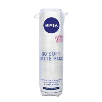NIVEA Tupferi za čišćenje lica i uklanjanje šminke 80 komada