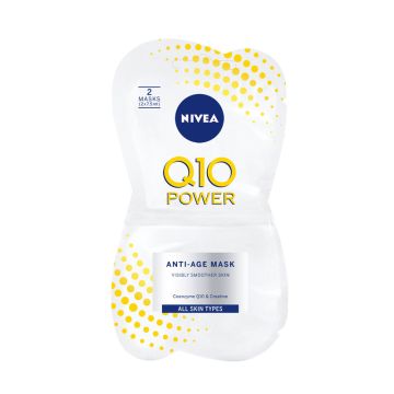 Nivea Q10 power anti-age maska za lice 2x7.5ml