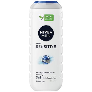 Nivea Sensitive muški gel za tuširanje 500ml