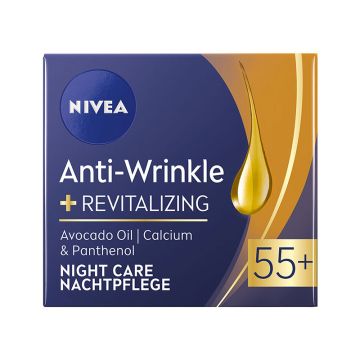 NIVEA noćna krema protiv bora za revitalizaciju kože 55+ 50ml