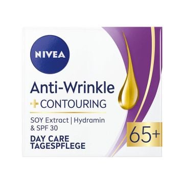 Nivea dnevna krema protiv bora za poboljšanje kontura lica 65+ 50ml