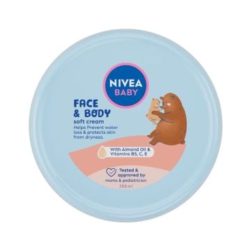 Nivea Baby soft krema za lice i telo 200ml