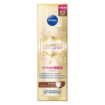 Nivea Luminous 630 cc fluid SPF 30 tamna, 40ml 
