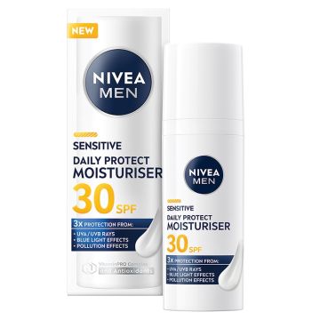 Nivea Men Sensitive daily protect hidratantna krema SPF 30, 50ml