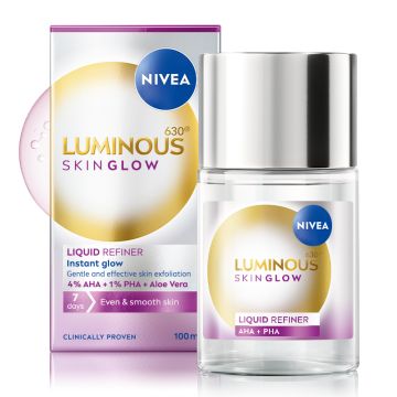 Nivea LUMINOUS630® Skin Glow tečni piling, 100ml