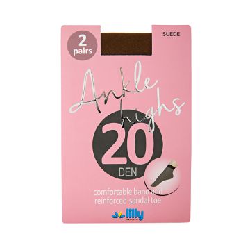 Lilly Ankle čarape Suede 2 para 