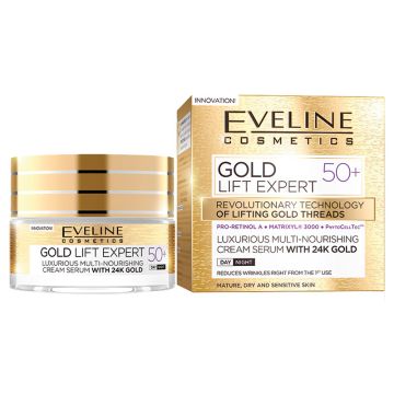 Eveline Gold Lift Expert krema za lice 50+ 50ml
