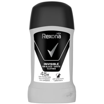 Rexona Invisible Black & White dezodorans u stiku 50 ml