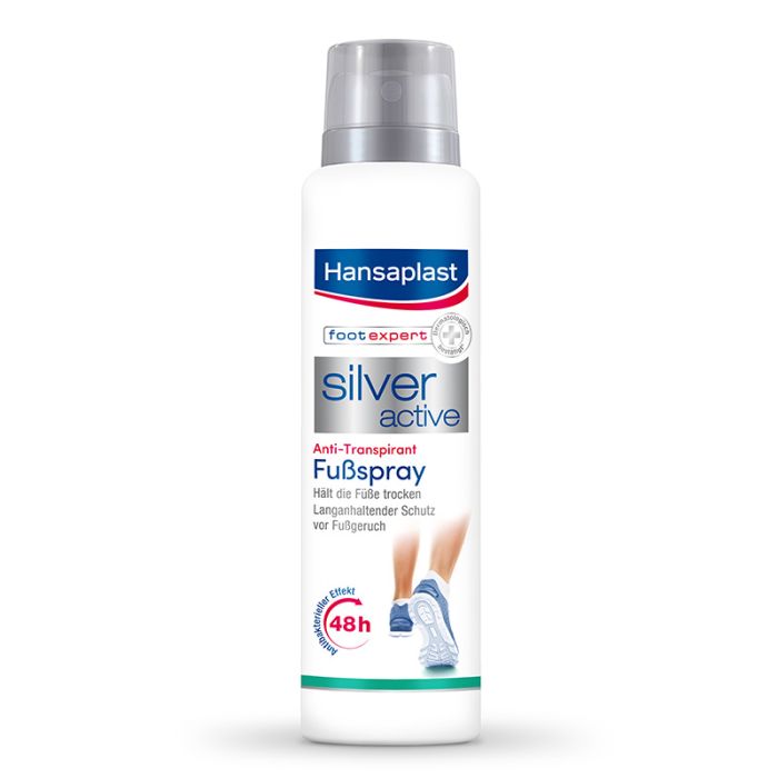 Hansaplast Spray Pour Les Pieds Silver Active 150 Ml