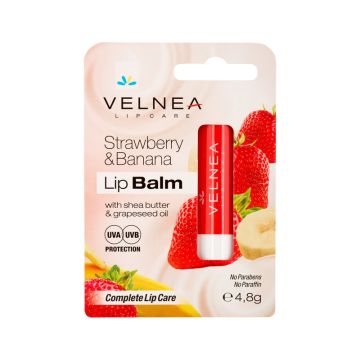 Velnea balzam sa usne jagoda i banana 4,8g
