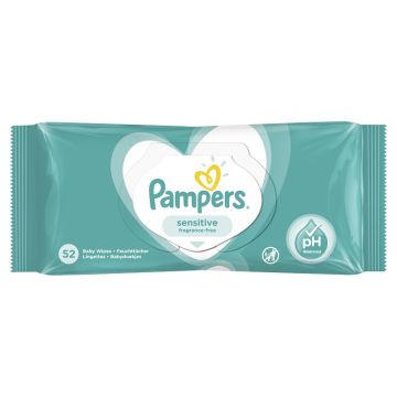 Pampers vlažne maramice sensitive 52 kom