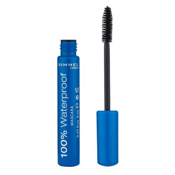 Rimmel 100% waterproof vodootporna maskara za oči, 8ml
