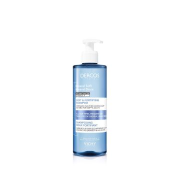 Vichy dercos mineral soft blagi šampon za jačanje kose 400ml 