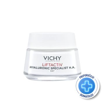Vichy Liftactiv hyaluronic specialist h.a. Dnevna nega za korekciju bora i čvrstine kože, normalna do mešovita koža 50 ml