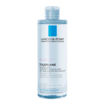 La Roche-Posay TOLERIANE Micelarna voda za čišćenje kože i uklanjanje šminke, reaktivna koža, 400 ml