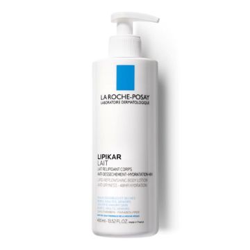 La Roche-Posay LIPIKAR LAIT Mleko za lice i telo protiv suvoće koje koži vraća lipide, pogodno za bebe, decu i odrasle, 400 ml