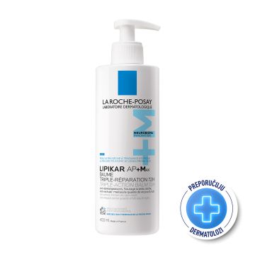 La roche-posay lipikar baume ap+max balzam sa trostrukim delovanjem 400ml