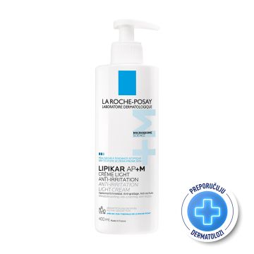 La roche-posay lipikar cream light ap+max balzam za obnavljanje lipida umirujući i lagan 400ml