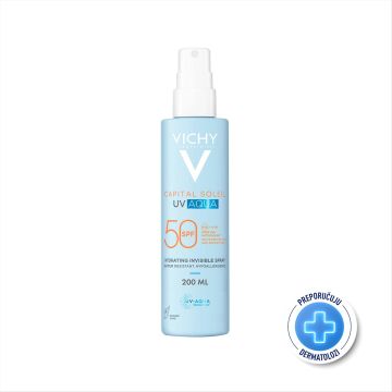 Vichy cs uv aqua hidrirajući sprej spf50 200ml 