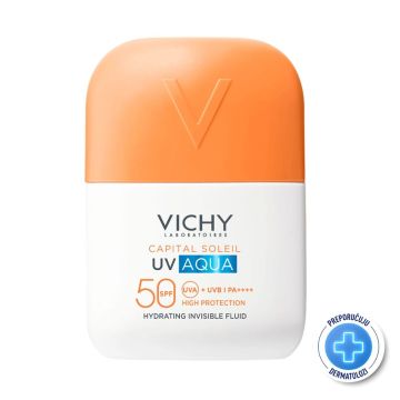 Vichy cs uv aqua nevidljivi hidrirajuci fluid spf50 50ml 
