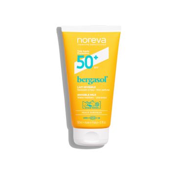Noreva Bergasol Nevidljivo mleko za telo, SPF 50+, 150ml