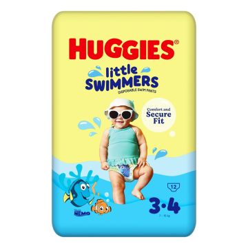 Huggies Little Swimmers pelene za kupanje 3-4, 7-15 kg, 12 komada