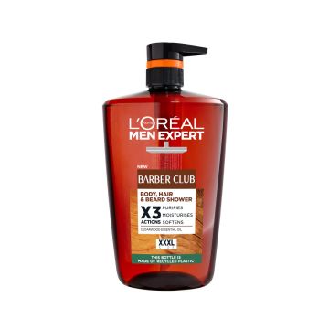L'Oréal Paris Men Expert Barber Club gel za tuširanje, 1l
