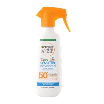 Garnier Ambre Solaire Kids Sensitive Advanced SPF50+ sprej za decu za zaštitu od sunca 270ml