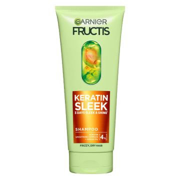 Garnier Fructis Keratin Sleek Šampon za nezaglađenu, suvu kosu 200ml