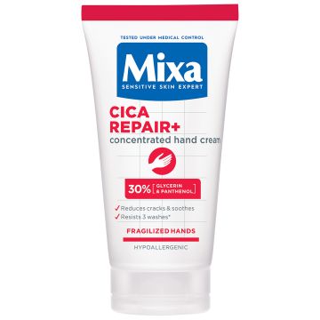 Mixa Cica Urea Repair+ Krema za ruke za osetljivu kožu sa zaštitom kožne barijere 50ml
