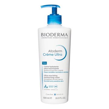  Bioderma Atoderm Creme Ultra hranljiva krema za normalnu i suvu osetljivu kožu za lice i telo 500 ml 