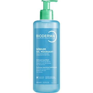 Bioderma Sebium Gel Moussant Penasti gel za umivanje, 400 ml 