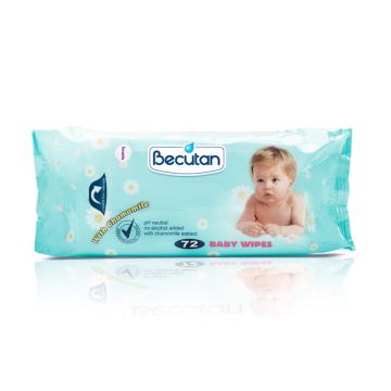 Becutan Bebi vlažne maramice 72 komada