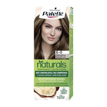 Palette Permanent Natural Colors boja za kosu 6-0 (500) Dark Blonde