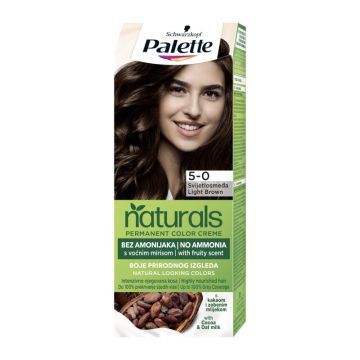 Palette Permanent Natural Colors boja za kosu 5-0 (600) Light Brown