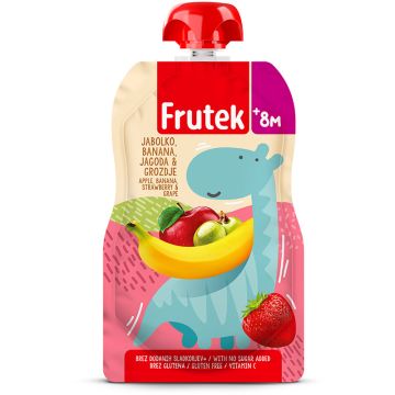 Frutek kaša jabuka.banana i jagoda 100g