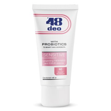 48 Sensitive antiperspirant roll-on 50ml