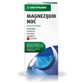 Magnezijum Noć, 10 kapsula
