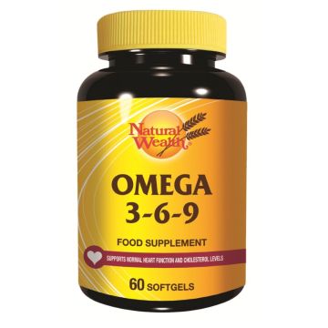 Natural Wealth Omega 3-6-9, 60 kapsula